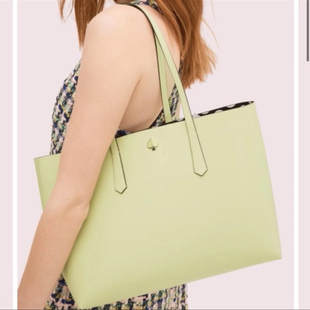 Kate Spade Lemon Sorbet Large Molly Tote
